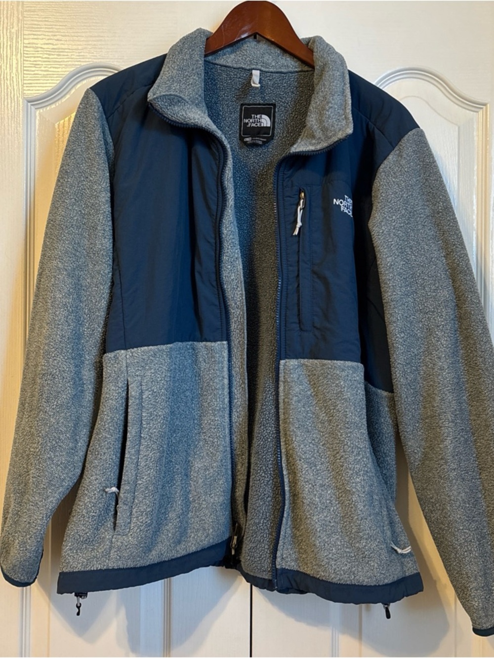 The North Face Blue Gray Fleece Pullover